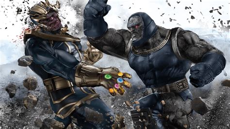 Darkseid Vs Thanos Wallpapers Top Free Darkseid Vs Thanos Backgrounds