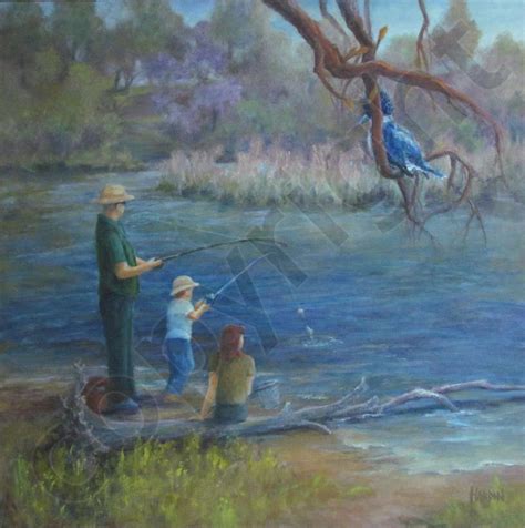 Fishing With Grandpa Jude Hardin Artist