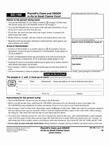 Pictures of California Small Claims Forms