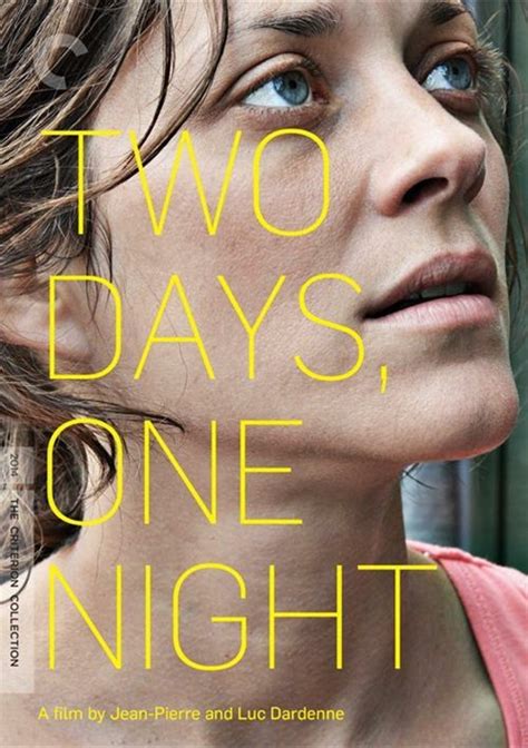 Two Days One Night The Criterion Collection Dvd 2014 Dvd Empire