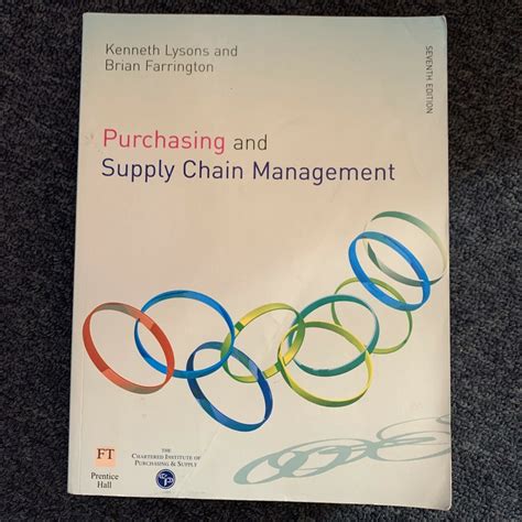 Purchasing And Supply Chain Management By Kenneth Lysons Retro Unit