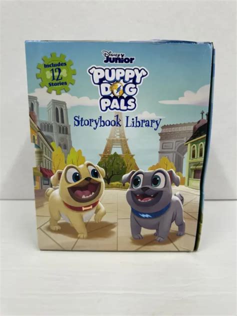 Disney Junior Puppy Dog Pals Storybook Library Boxed Set 12 Hb Books