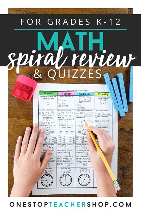 One Stop Teacher Shop Answer Key Weekly Math Review