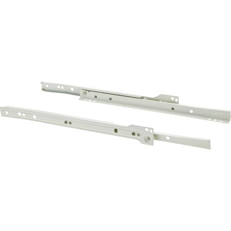12 European Style Self Closing Drawer Slide White Pack Of Two