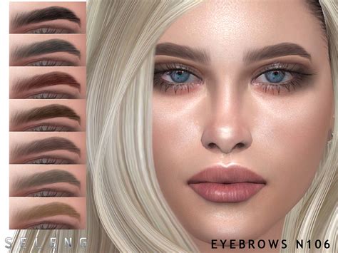 Eyebrows N106 By Seleng At Tsr Sims 4 Updates
