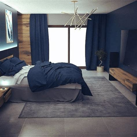 37 Inspiring Navy Blue Bedroom Decor Ideas You Should Copy Sweetyhomee