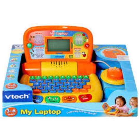 Vtech My Laptop Orange Babies And Kids Infant Playtime On Carousell
