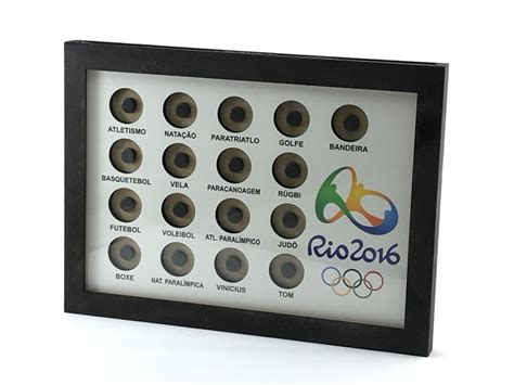 Picarones con cinco tipos de miel deleitan tu paladar. Expositor De Moedas - Olimpiadas 2016 - Quadro Com ...