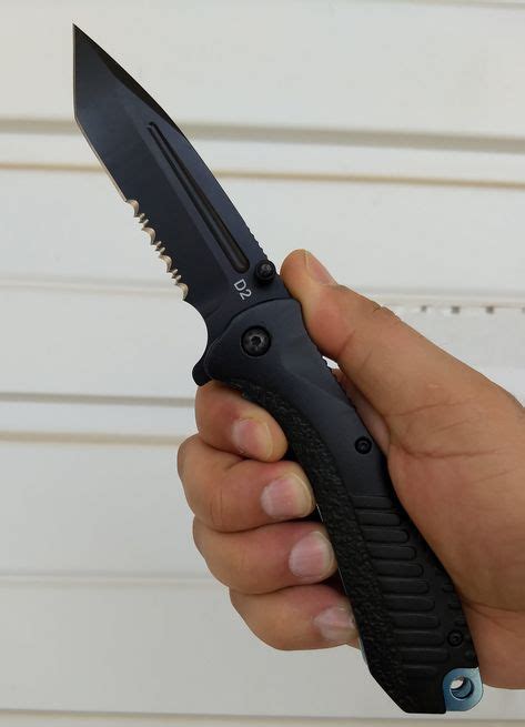 Abkt Partially Serrated Tanto Point Folding Pocket Knife Tactical