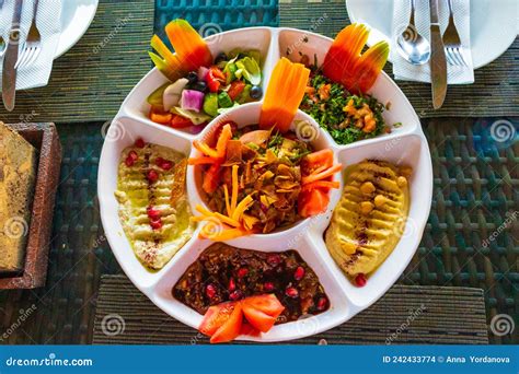 Traditional Arabic Appetizers Dubai Uae Stock Photo Image Of