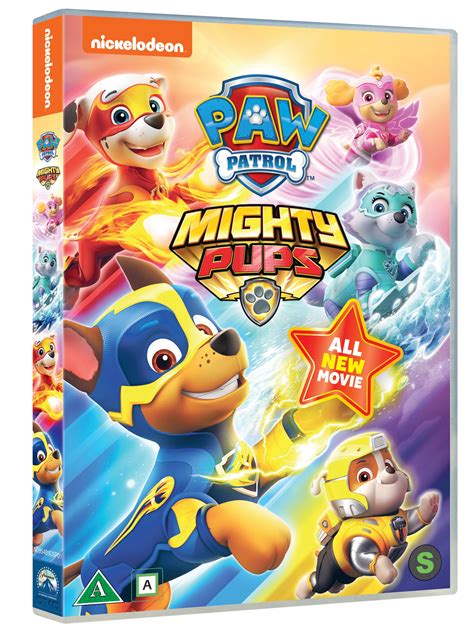 Ryder, chase, rubble, marshall und andere helden. Køb Paw Patrol: Mighty Pups -DVD