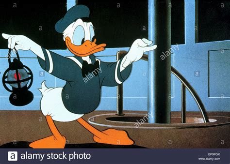 Donald Duck Walt Disney Cartoon Character 1945 Stock