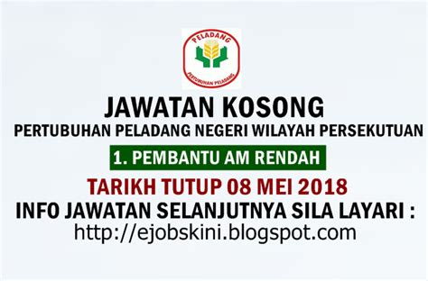 Jawatan kosong terkini di institut penyelidikan dan kemajuan pertanian malaysia (mardi) ogos 2018. Jawatan Kosong Pertubuhan Peladang Negeri Wilayah ...