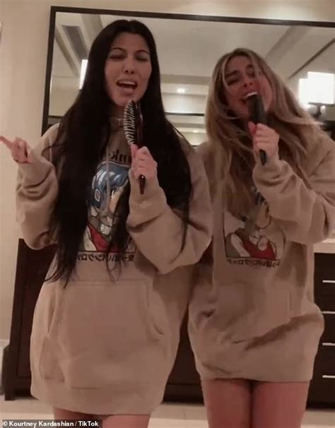 Kourtney Kardashian And Addison Rae Show Off Their Connection As They