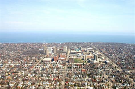 University of Wisconsin-Milwaukee (UWM) Campus from the West.