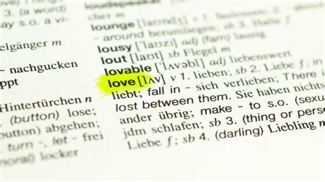 Merriam-Webster Is Removing 'Love' From The Dictionary Because No ...