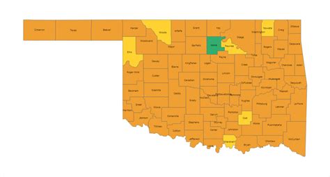 Oshd 70 Of Oklahomas 77 Counties Listed As ‘moderate Risk For Covid