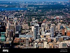 Aerial view of downtown Toronto and Etobicoke, Ontario, Canada Stock ...