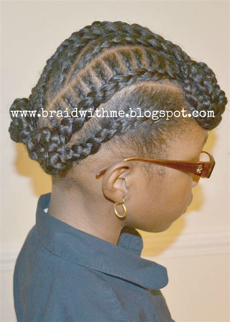 Braid With Me Protective Style Intricate Cornrows With