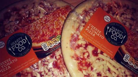 Tesco Hearty Food Co Cheese Tomatoe Mini Pizza Cooking YouTube
