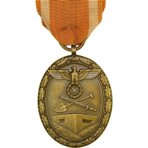 Ww2 German Westwall Medal Medals And Orders