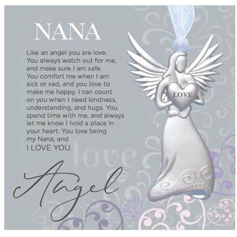 Nana Angel With Sentiment And Box In 2021 Nana Ts Grammy T