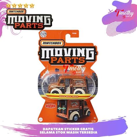 Jual Matchbox Moving Parts Divco Milk Trucks Coklat Open Door Td Di