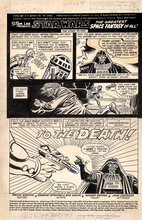 Star Wars Weekly 69 Pg 01 Recap Page By Infantino In Andrew Allens