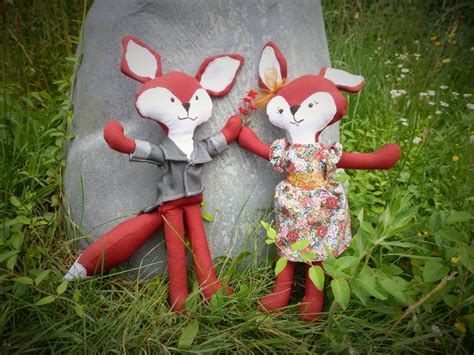 Woodland Fox Couple Etsy