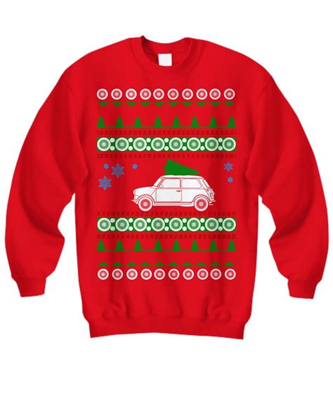 Mini Cooper Ugly Christmas Sweater Old School Xmas T Ugly Etsy
