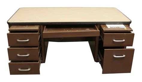 Formtek machinery and systems have been used by leading manufacturer's of metal desks and office furniture for over 50 years. Metal All Steel Office Desk | Olde Good Things