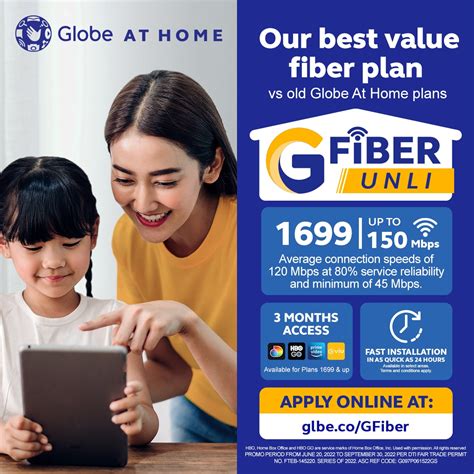Globe At Home Unveils Gfiber Unli Plan Up To 150mbps