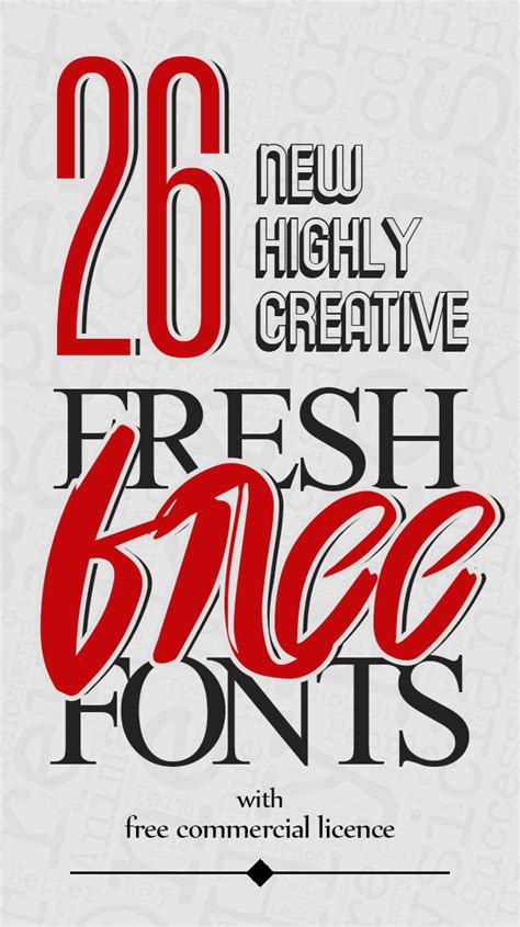 26 Fresh Free Fonts For Graphic Designers Fonts Graphic Design Junction