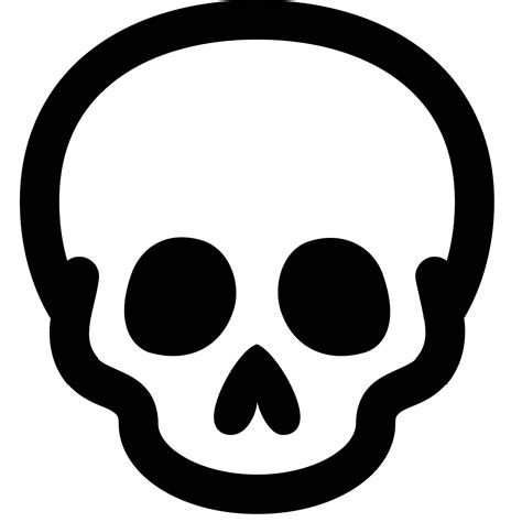 Skull Icon Transparent Download This Premium Vector About Simple