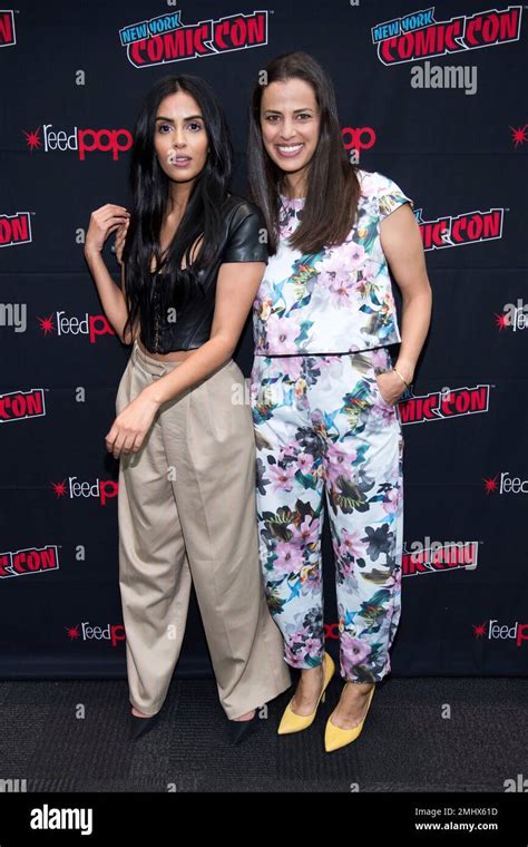 Parveen Kaur Left And Athena Karkanis Attend New York Comic Con To