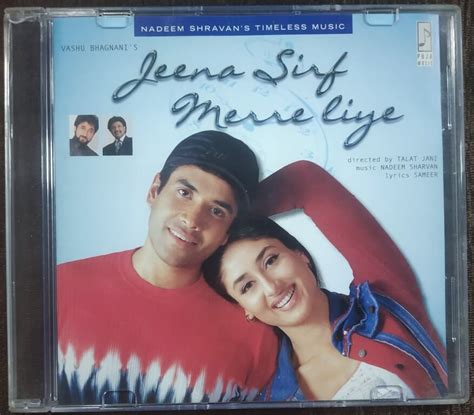 Jeena Sirf Mere Liye 2002 Nadeem Shravan Pre Owned Puja Music Audio Cd