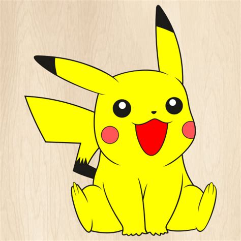 Pokemon Pikachu Logo Svg Happy Pikachu Png
