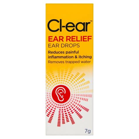 Clear Ear Pain Relief Ear Drops Morrisons