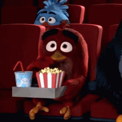 Eating Popcorn Watching A Movie GIF Eating Popcorn Watching A Movie