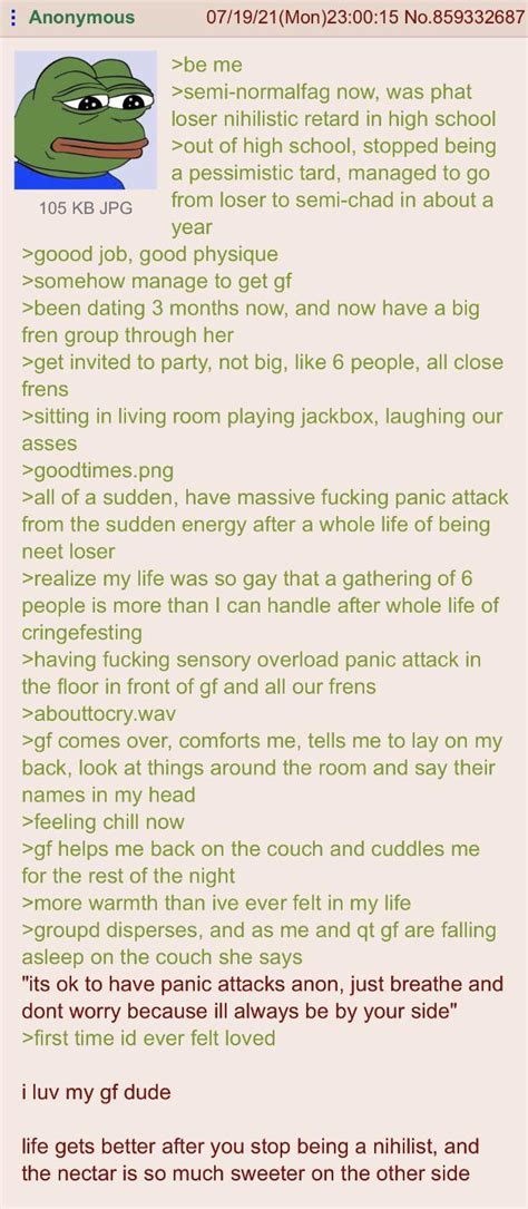 Anon Loves His Gf R Greentext Greentext Stories Know Your Meme