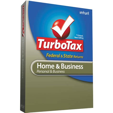 Intuit TurboTax Home And Business Federal E File 0420493 B H
