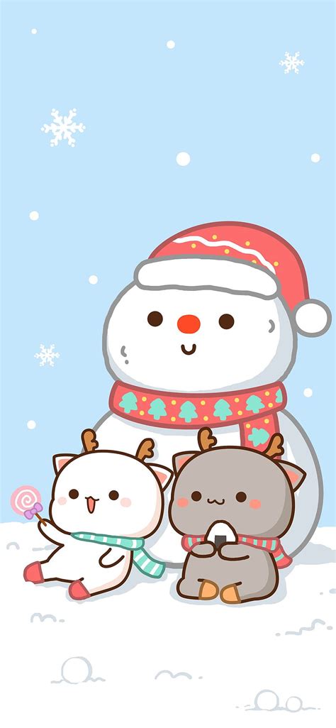 136 Christmas Wallpaper Kawaii Images And Pictures Myweb