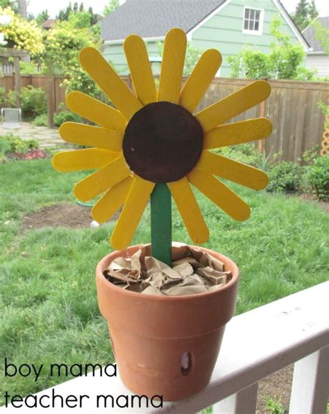 10 Sunflower Crafts For Kids