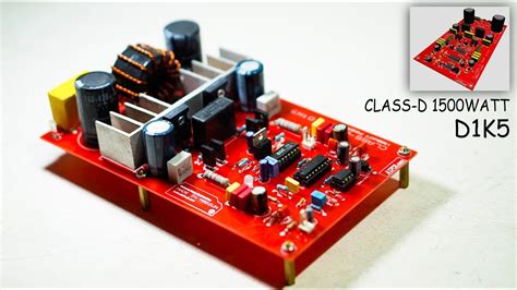 Test Power Class D D K Amplifier Jlcpcb Youtube