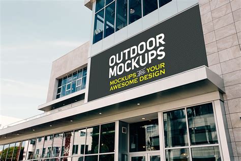 shop facade logo mockup designhooks