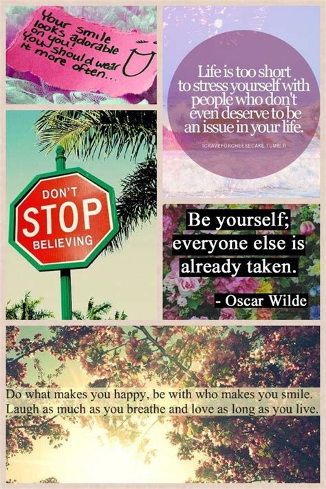 Collage quotations by authors, celebrities, newsmakers, artists and more. Quote collage | Quote collage, What makes you happy, Are you happy