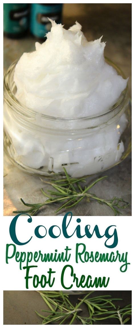 This Cooling Peppermint Rosemary Foot Cream Is Incredibly Easy To Make