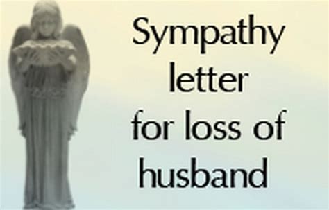 What To Write In A Sympathy Card For Loss Of Husband
