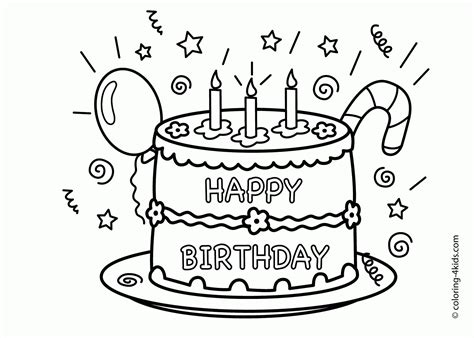 Neu Ausmalbilder Happy Birthday #Malvorlagen #MalvorlagenfürKinder #