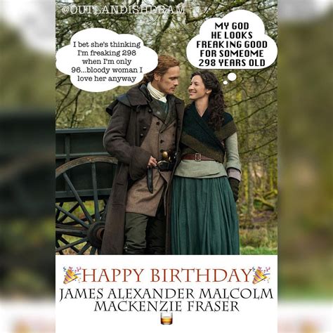 Jamie Fraser Birthday Meme Funny Memes